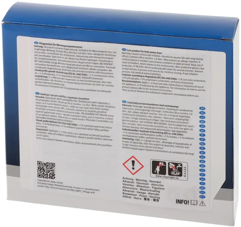 Heat Pump Dryer Cleaner (For dryers without a "Care" Program) 00312111