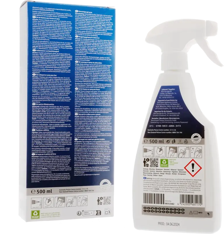 Oven Cleaner (for Large Areas) 00312482