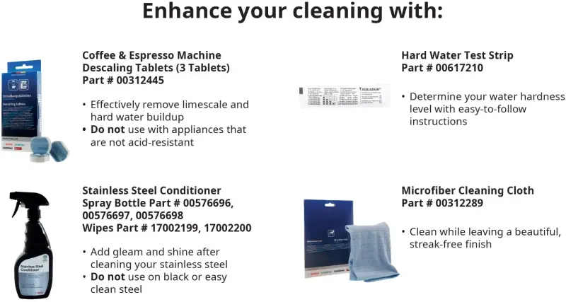 Coffee & Espresso Machine Cleaning Tablets (20 Tablets) 00312503