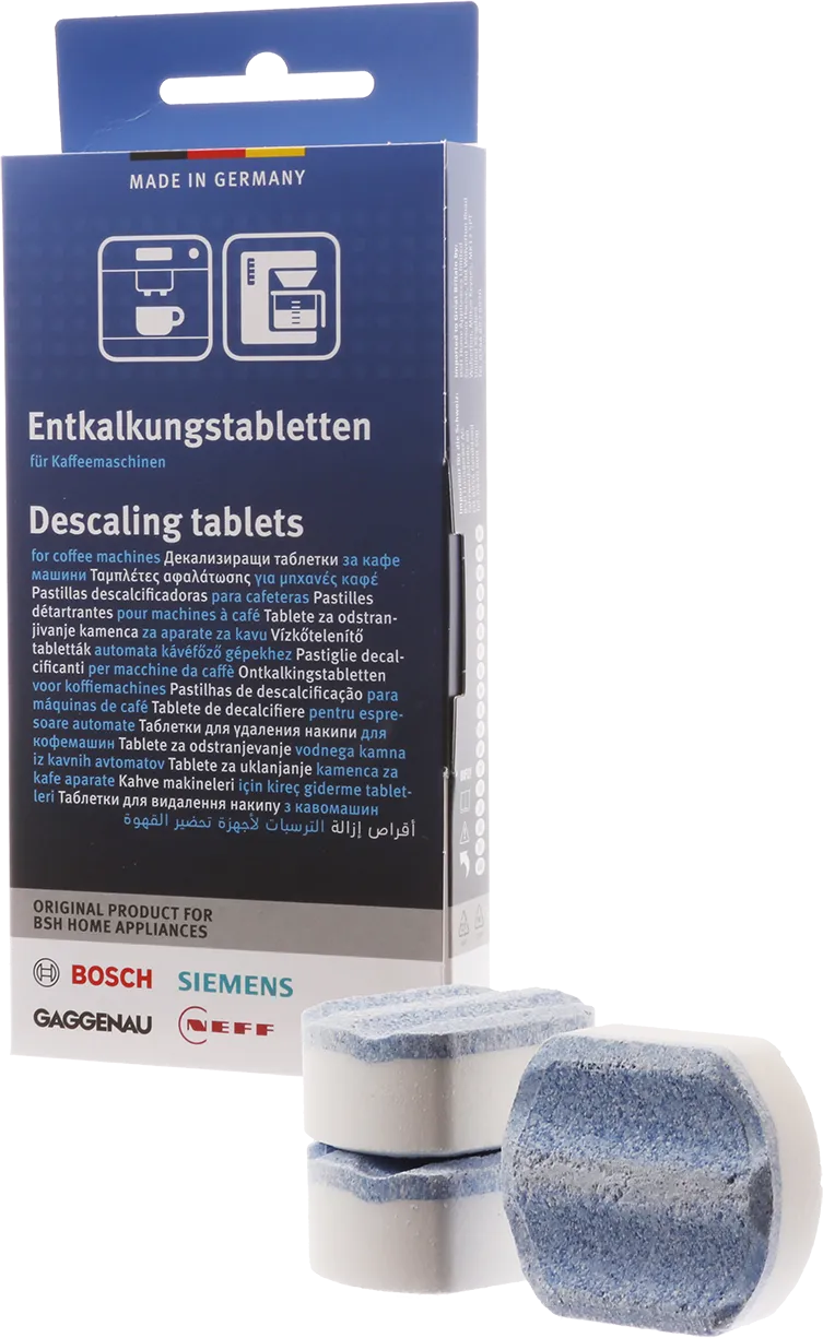 Descaling Tablets Suitable For Coffee Machines Region Süd/west (de,en,ar,el,es,fr,hu,it,nl,pt,ru,tr,ukr) 00312530