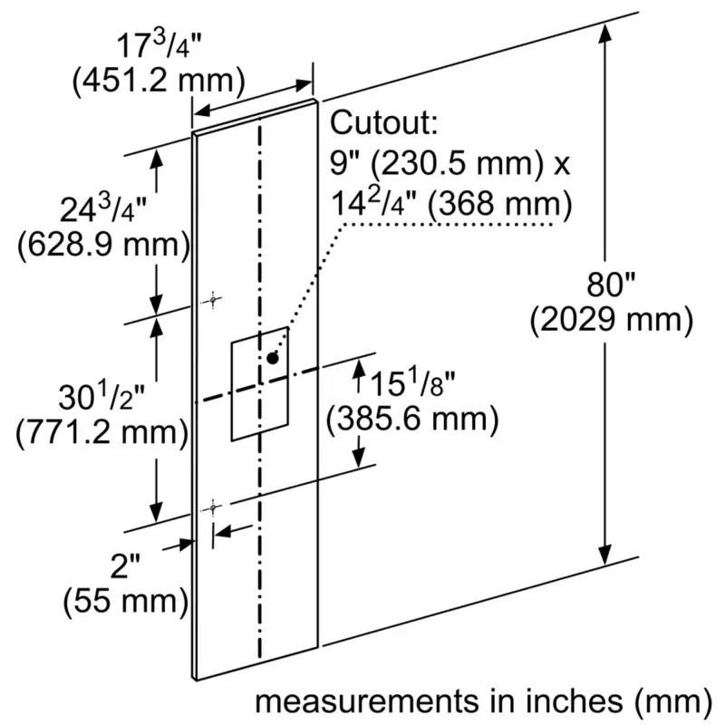 Door Panel Kit 202.9 x 45.1 cm 00710971