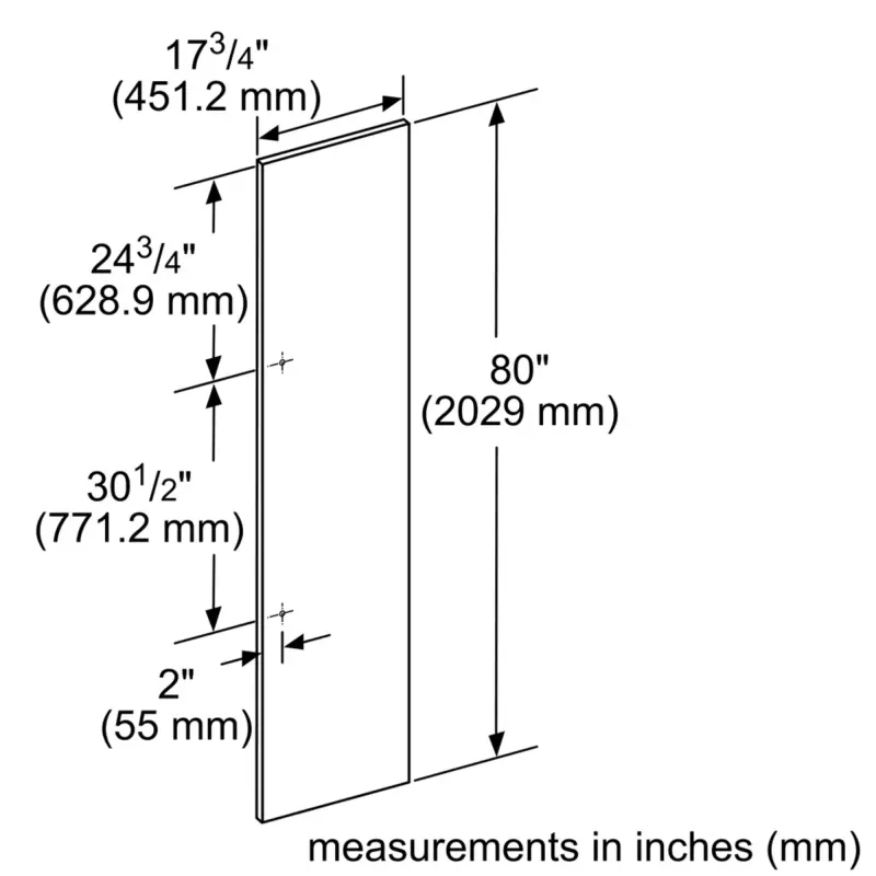 Door Panel Kit 202.9 x 45.1 cm 00710972