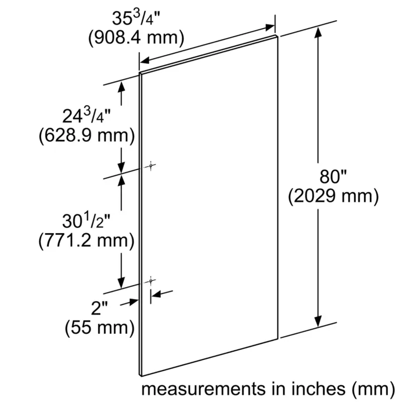 Door Panel Kit 202.9 x 90.8 cm 00717523