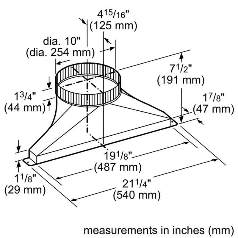 Adapter duct 00777719