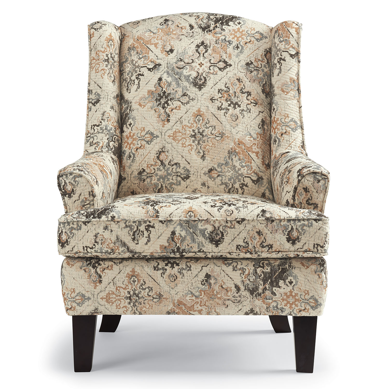 Andrea - Wing Back Chair - Espresso - 0170E 0170E