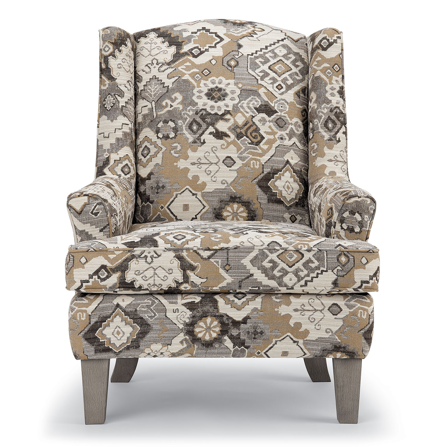 Andrea - Wing Back Chair - Espresso - 0170E 0170E