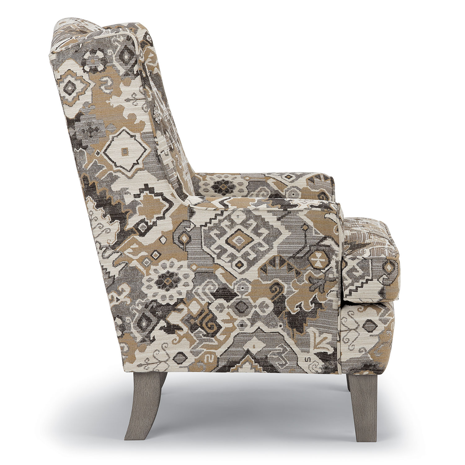 Andrea - Wing Back Chair - Espresso - 0170E 0170E