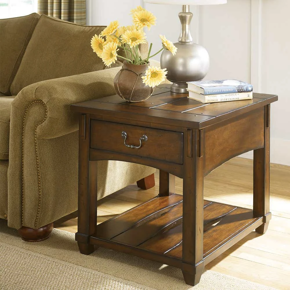 Tacoma Rectangular Drawer End Table 049915