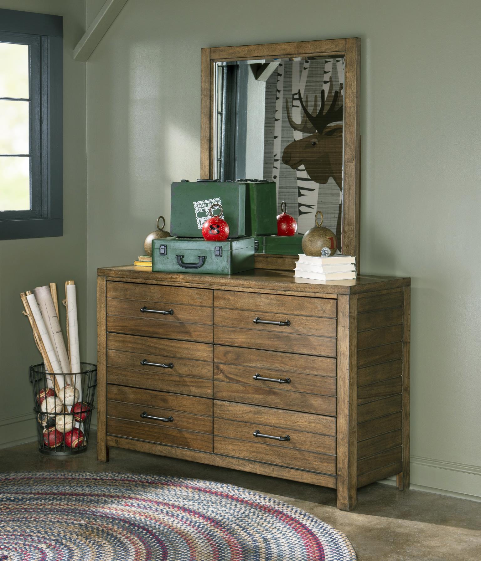 0832 Summer Camp LK Dresser Brown Finish 08321100VC