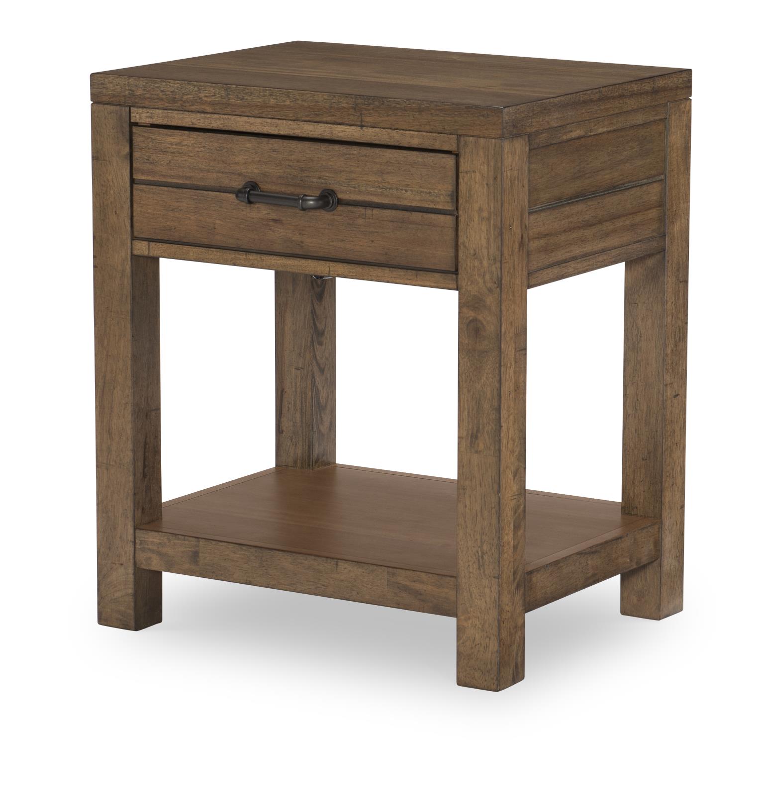 0832 Summer Camp LK Open Night Stand Brown Finish 08323101V