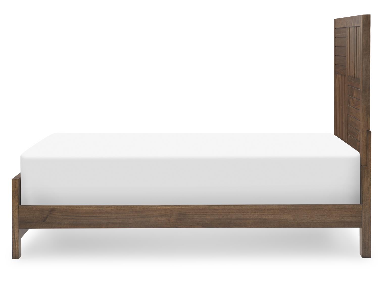 0832 Summer Camp LK Complete Panel Bed, Twin 3/3 Brown Finish 08324103K