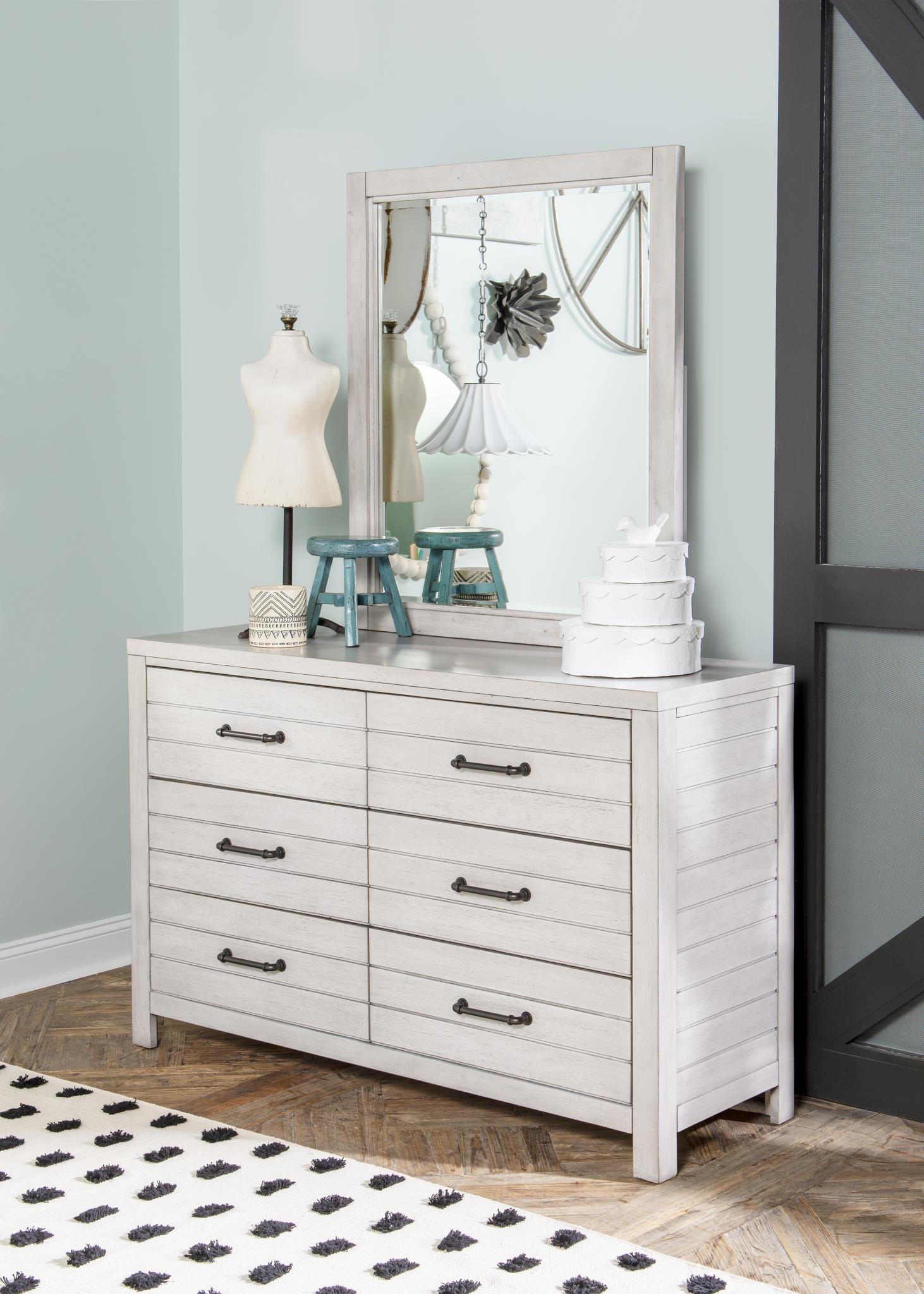 0833 Summer Camp LK Dresser Stone Path Gray Finish 08331100VC