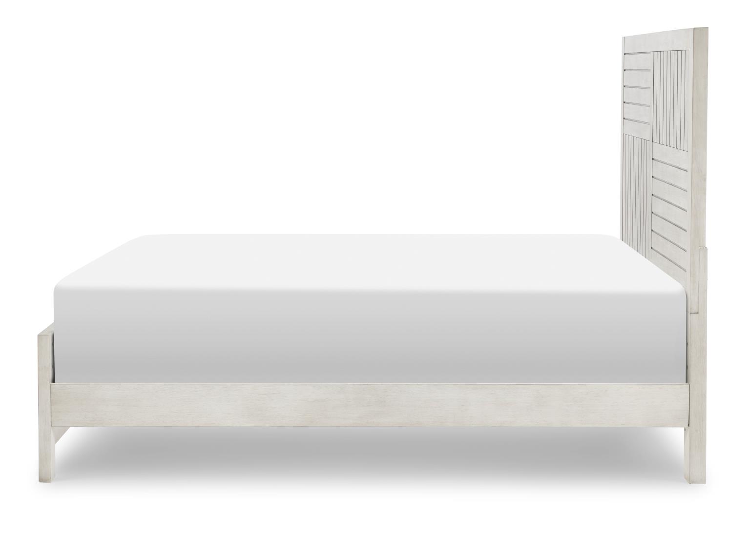 0833 Summer Camp LK Complete Panel Bed, Full 4/6 Stone Path Gray Finish 08334104K