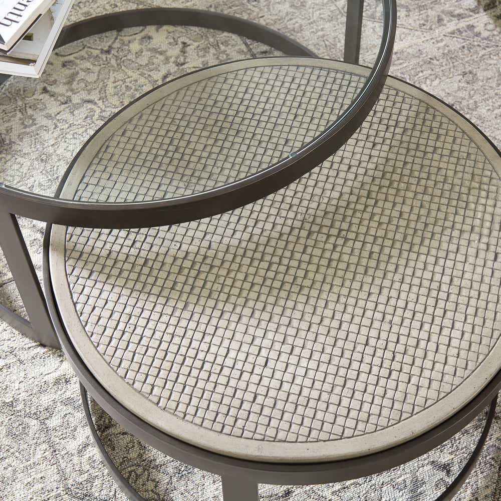 Hidden Treasures Concrete Nesting Coffee Tables 0901047