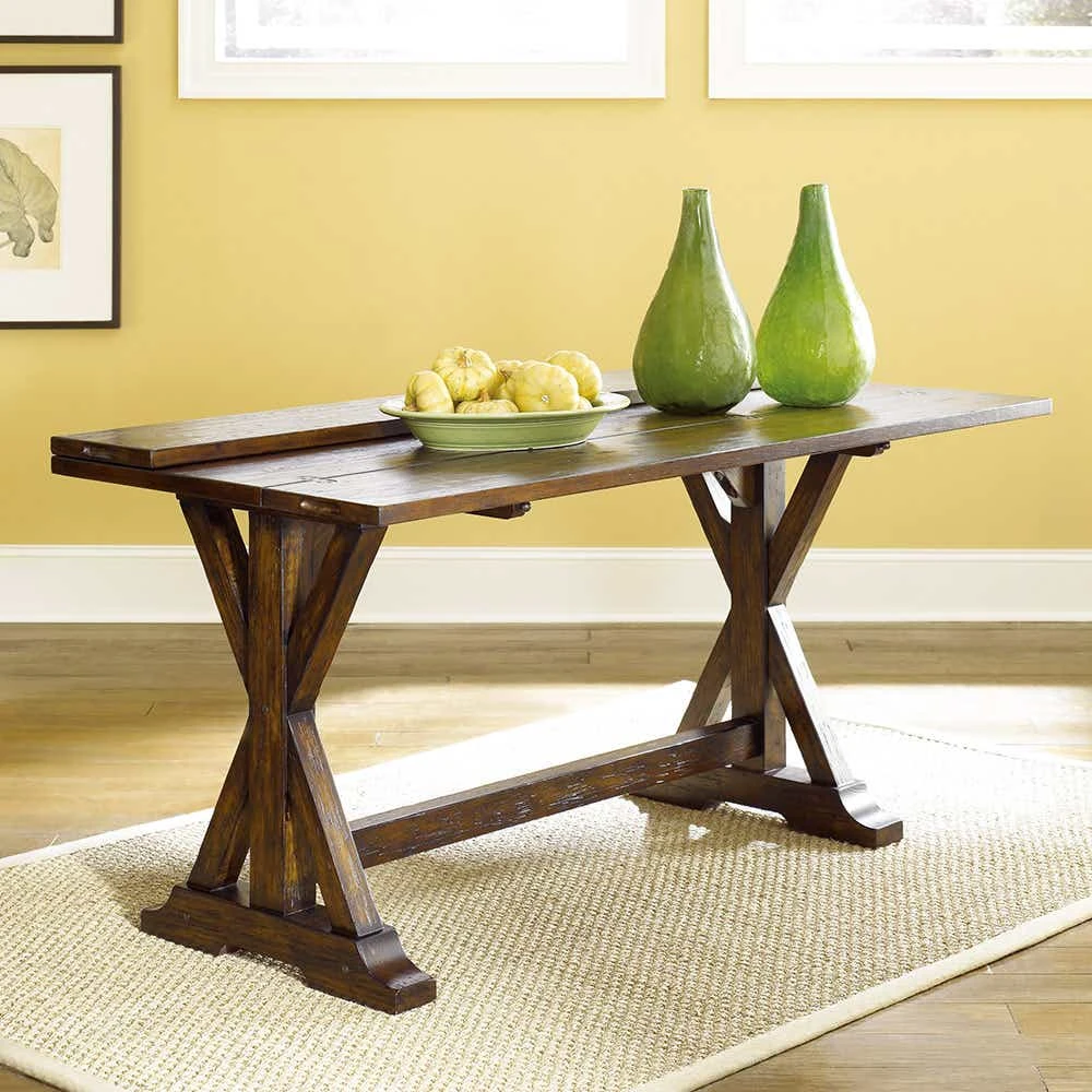 Hidden Treasures Flip Top Console Table 090276