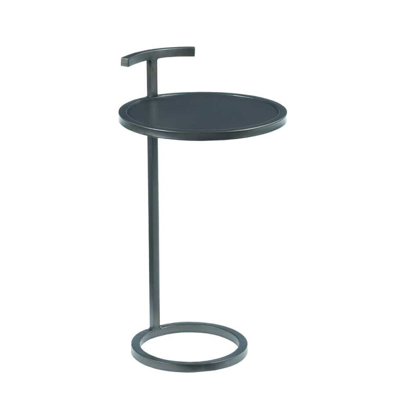 La-Z-Boy Hidden Treasures Round Accent Table Gray 090849 Picture 1