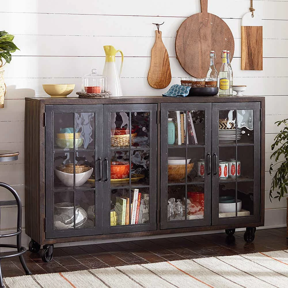 Hidden Treasures Trolley Door Cabinet 090880