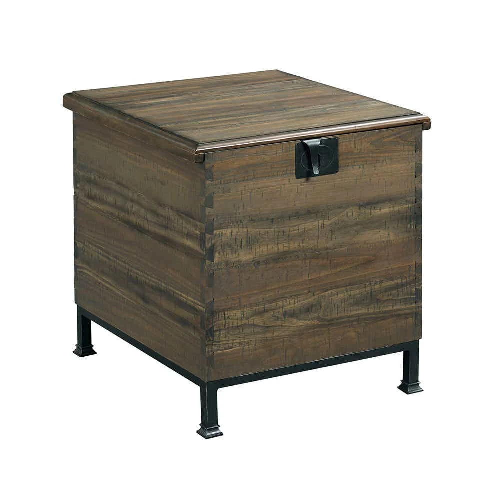 Hidden Treasures Milling Chest End Table 090884