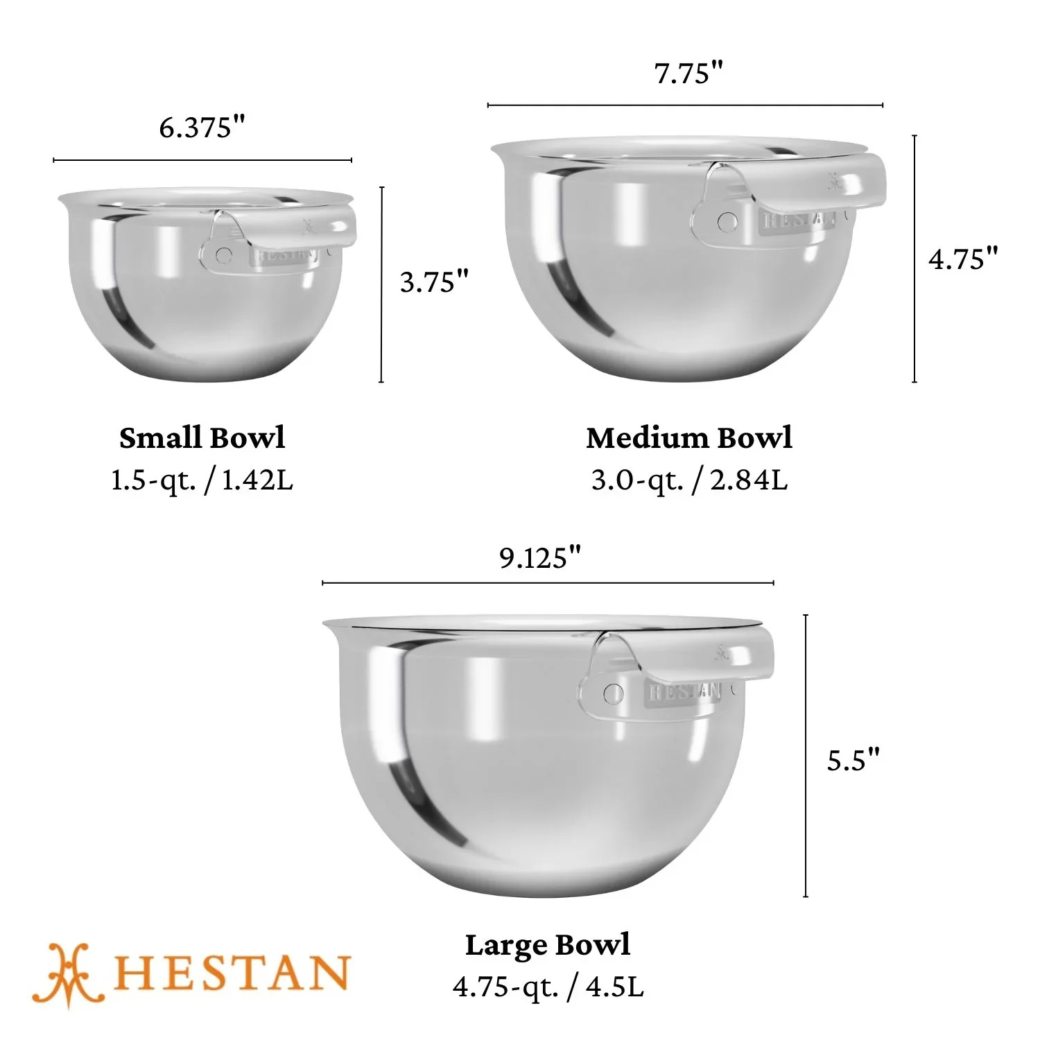 OvenBond Tri-ply Ultimate Stainless Steel 9-piece Set 09746