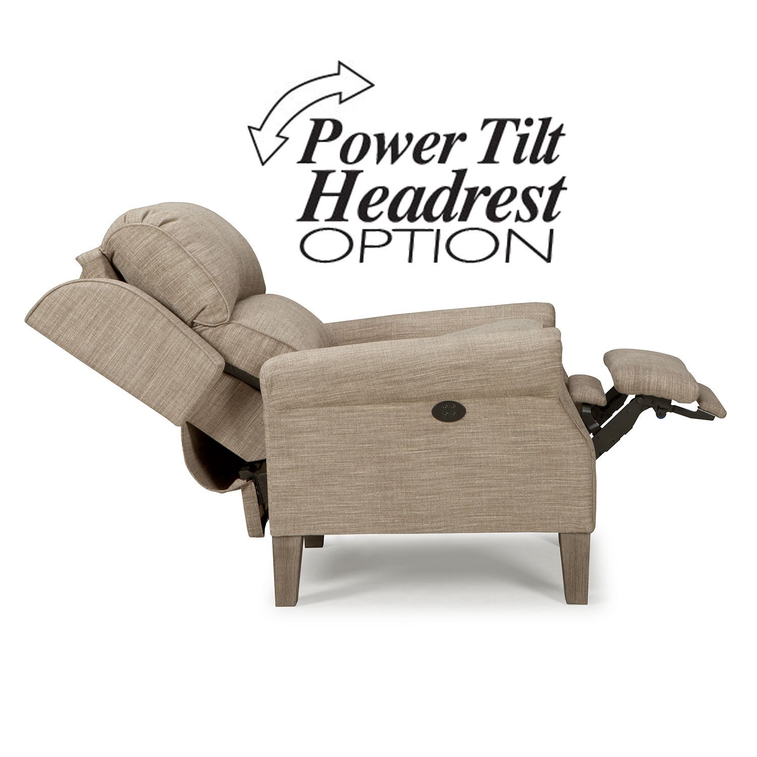 Joanna - High Leg Transitional Recliner - Espresso - 0L20E 0L20E