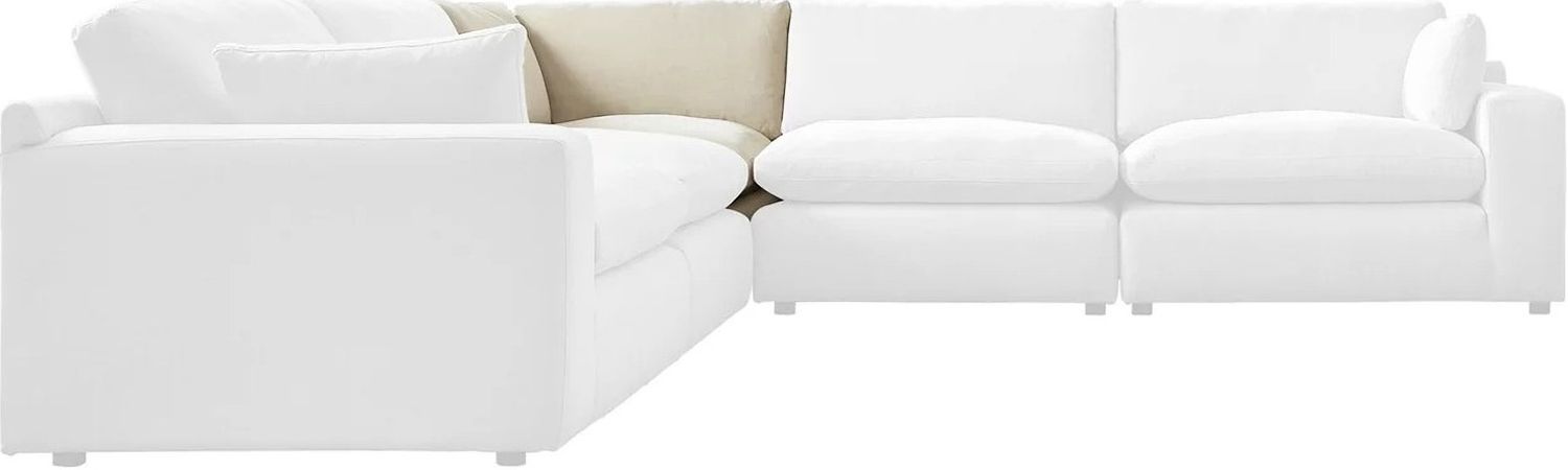 Elyza 5-Piece Sectional In Linen 10006S5