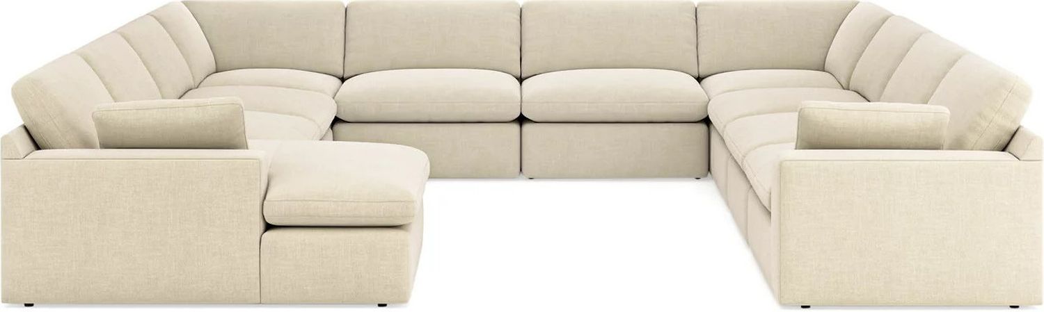 Elyza 10-Piece Sectional In Linen 10006S8