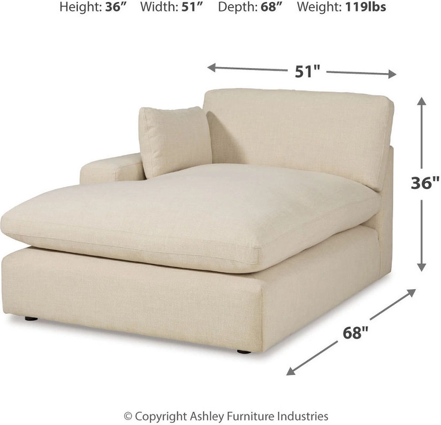 Elyza 10-Piece Sectional In Linen 10006S8