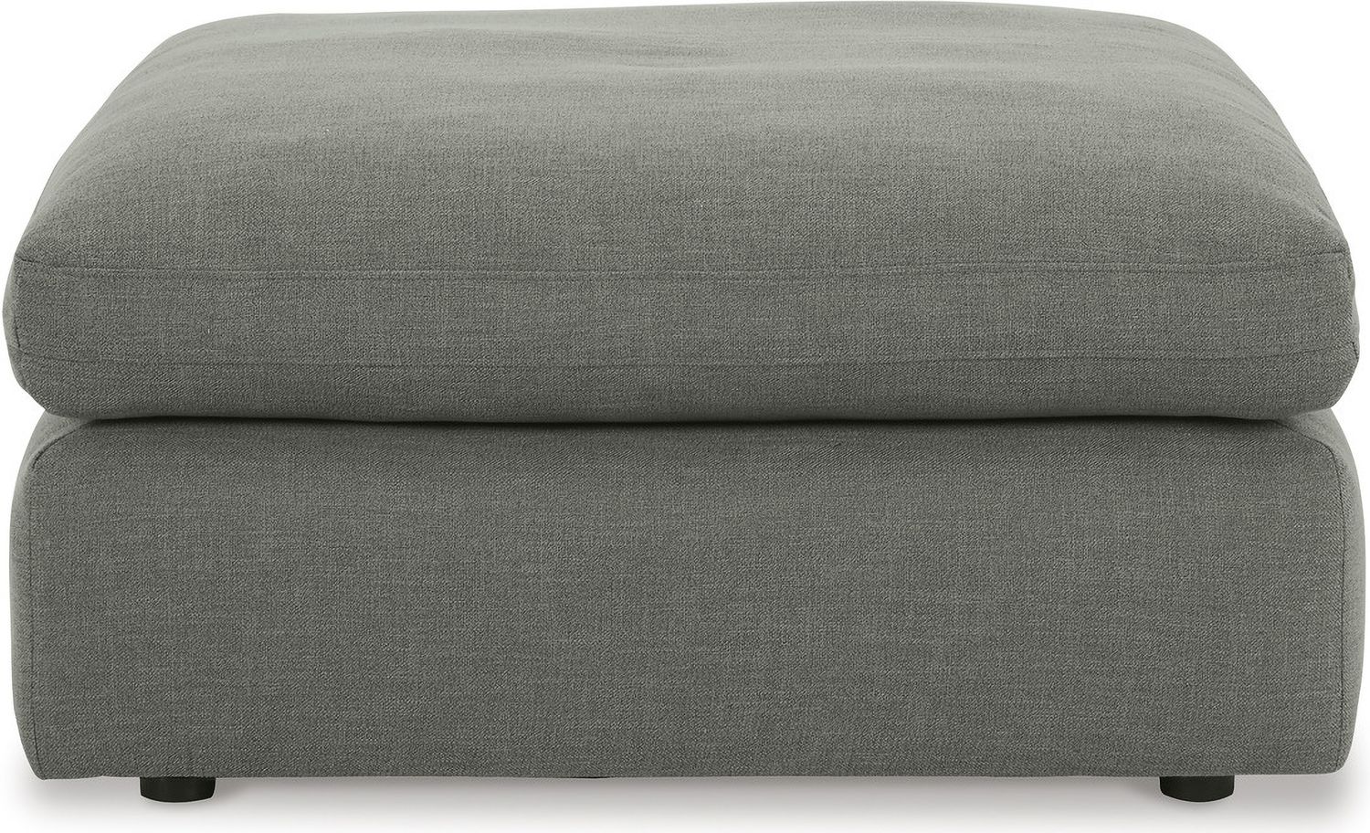 Elyza Oversized Accent Ottoman In Smoke 1000708