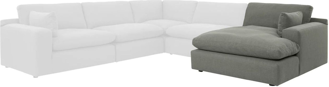 Elyza Loveseat In Smoke 10007S1