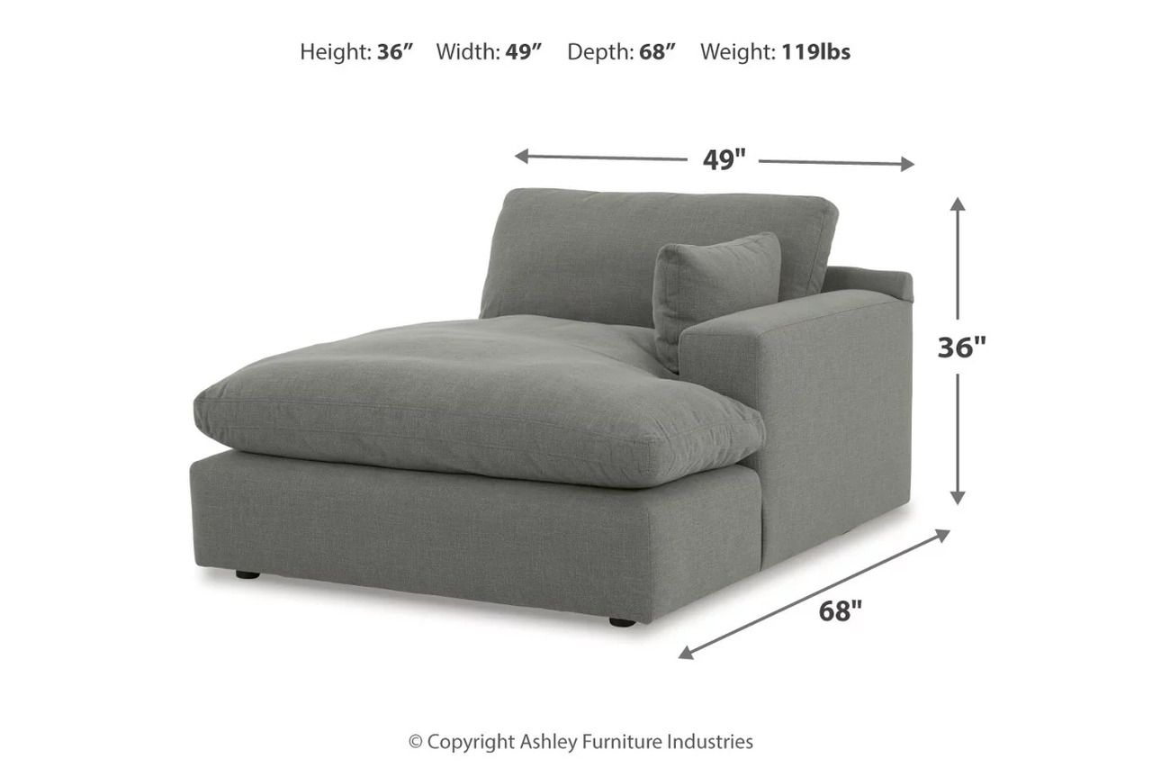 Elyza Loveseat In Smoke 10007S1