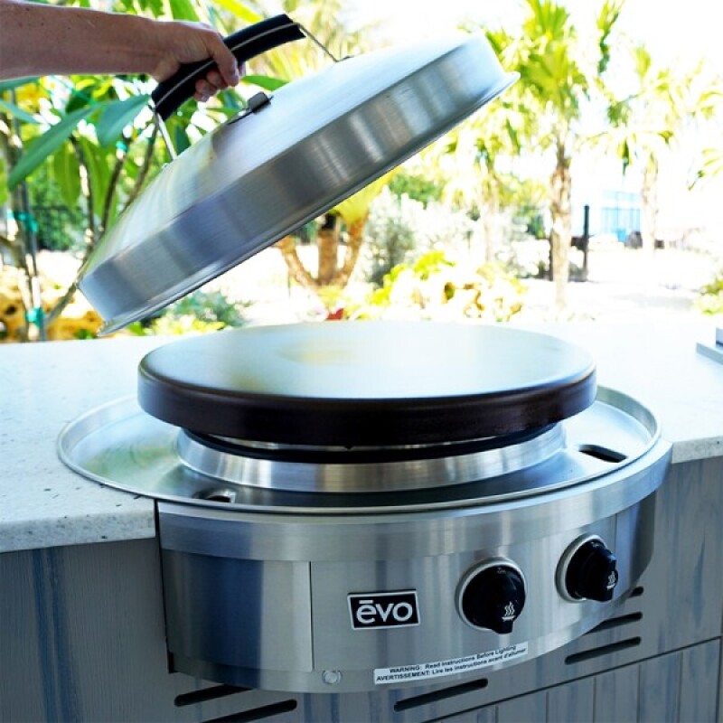 Affinity 25G Outdoor gas built-in flattop griddle designed for small outdoor kitchens 100095LP