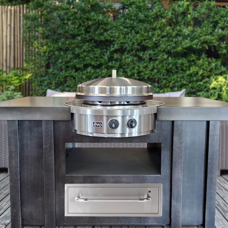Affinity 25G Outdoor gas built-in flattop griddle designed for small outdoor kitchens 100095LP