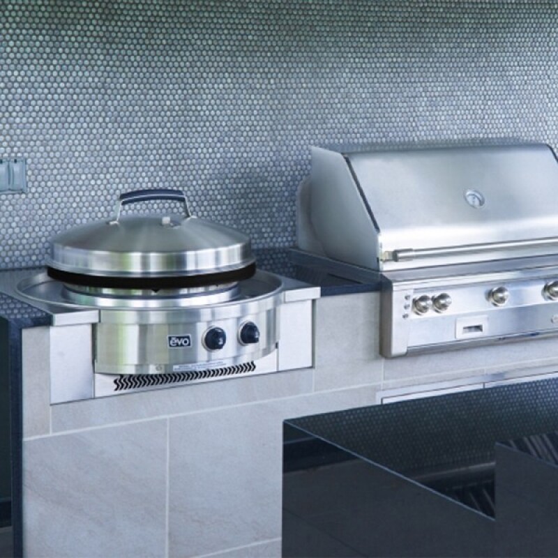 Affinity 25G Outdoor gas built-in flattop griddle designed for small outdoor kitchens 100095NG