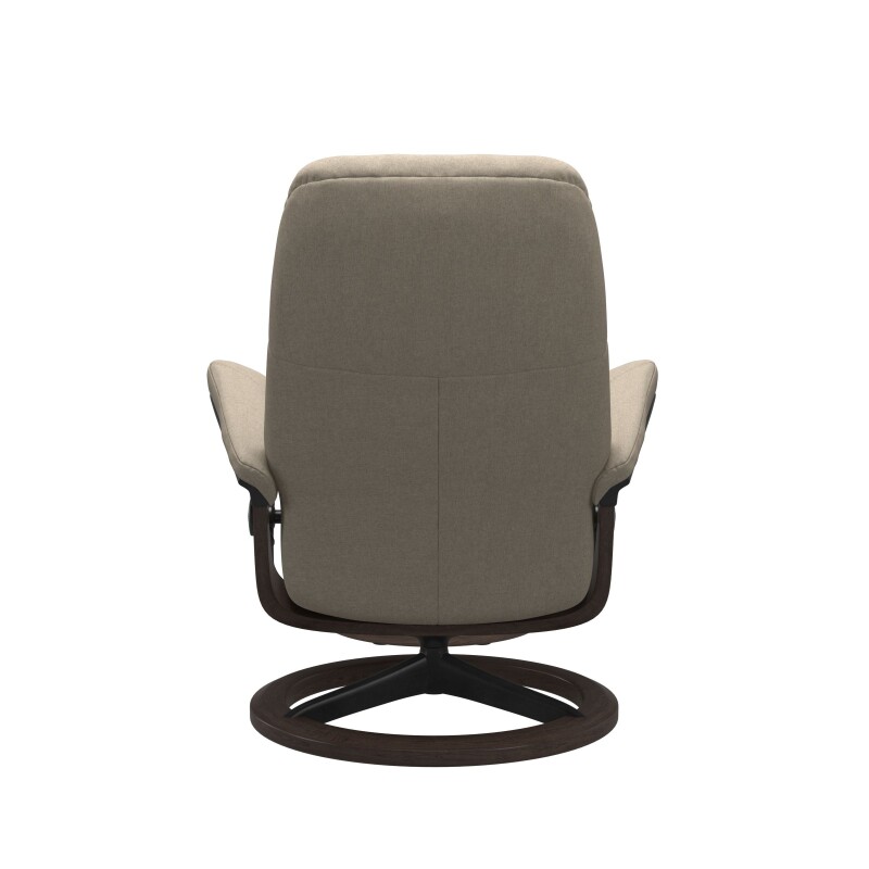 Stressless® Consul (M) Signature Base Recliner with Ottoman 1005315579814511