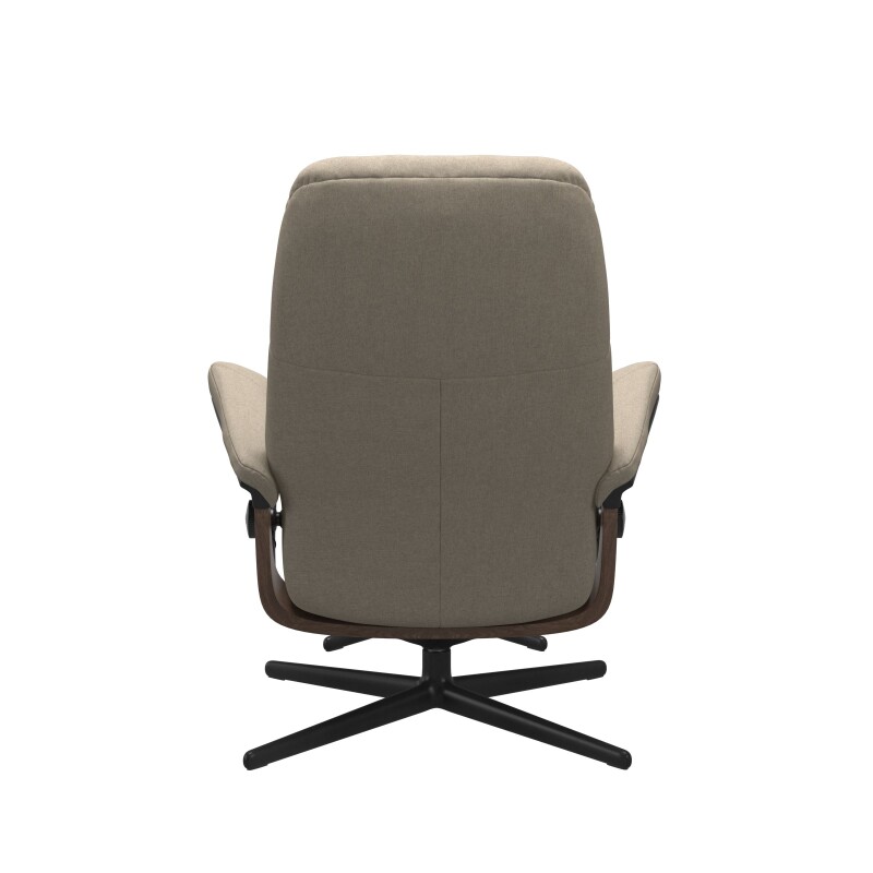 Stressless® Consul (M) Cross Base Recliner with Ottoman 1005317579814506