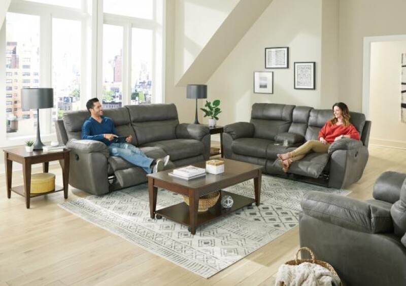 Atlas 100 Reclining Console Loveseat 1009