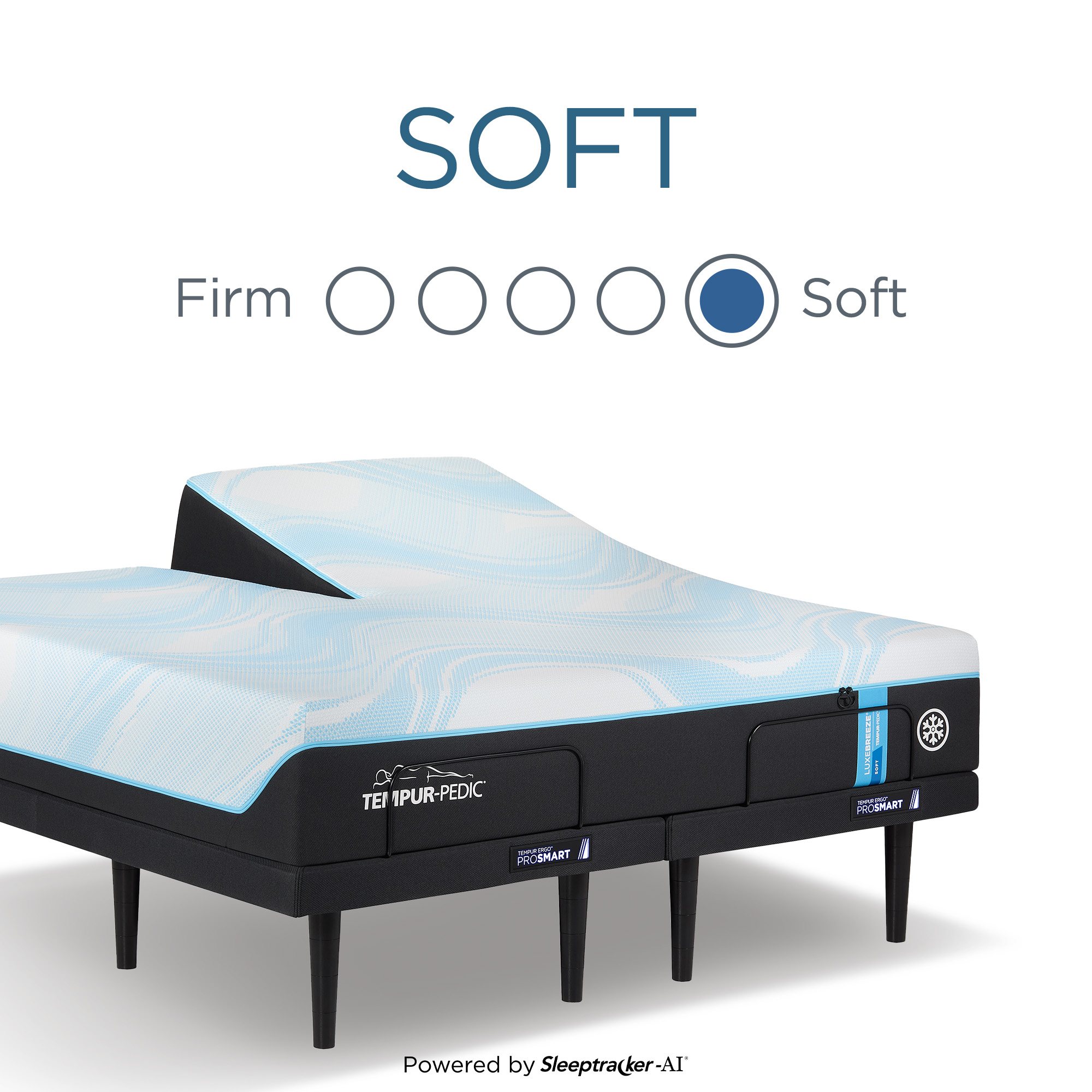 Tempur-LuxeBreeze® Soft Split Head King 1024326K