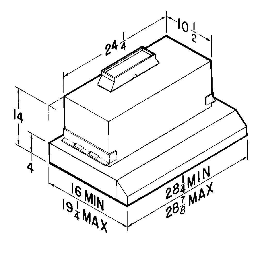 Custom 29-Inch Insert Range Hood Kit, Black 103023, product image 5 of 5