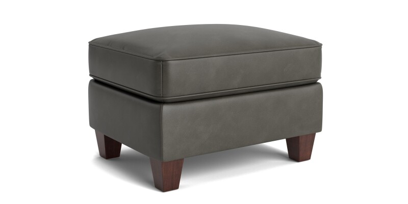 Corinna Leather Ottoman 104401L58