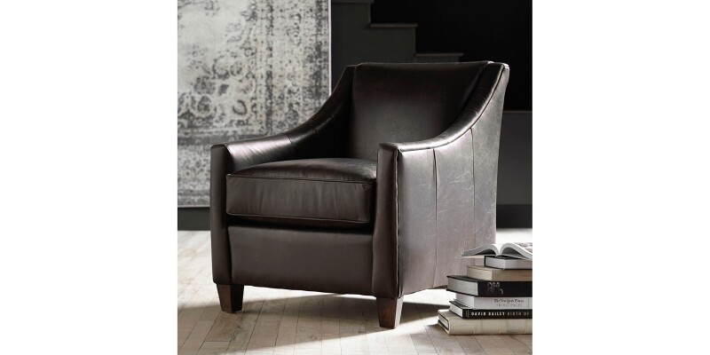Corinna Leather Accent Chair 104402L53