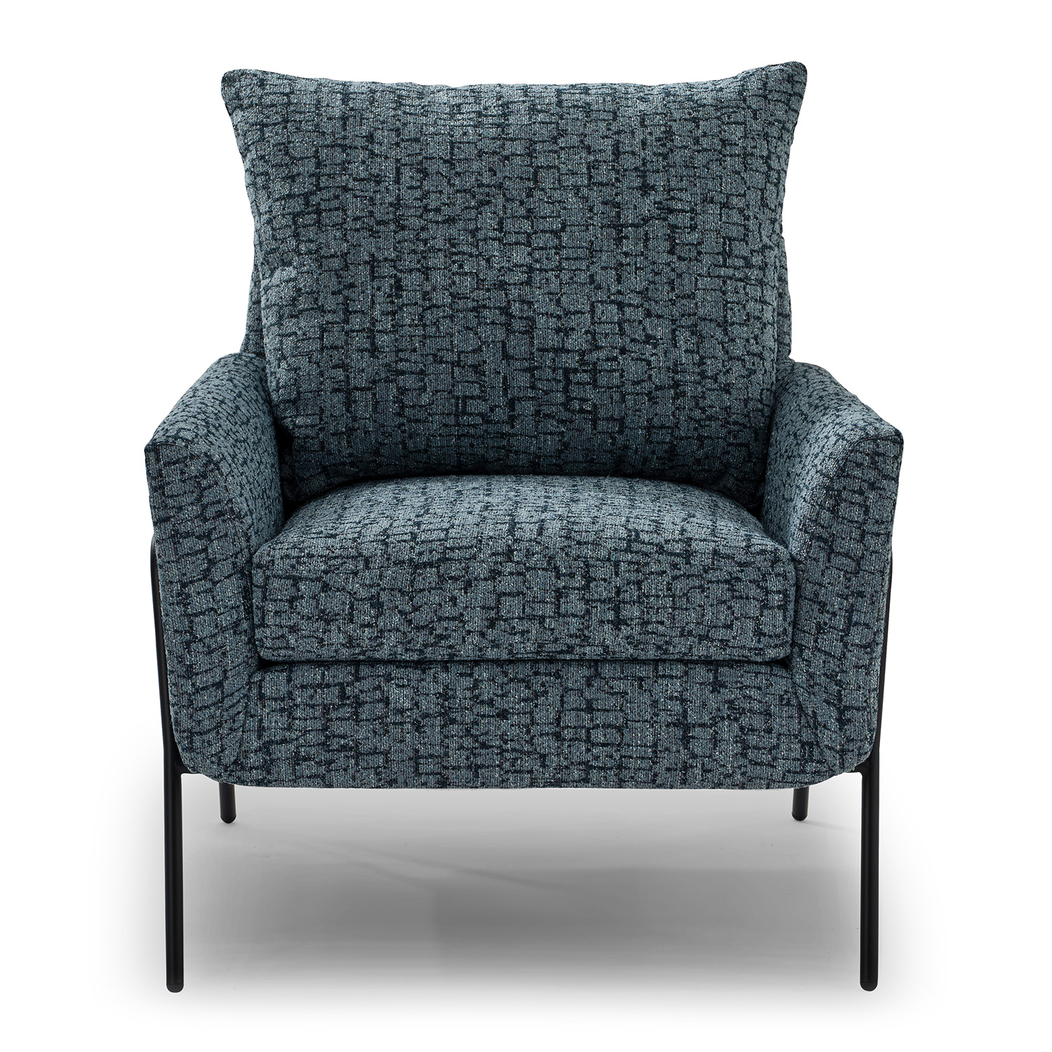 Morely - Modern Styled Chair - BLACK METAL - 1070BM 1070BM