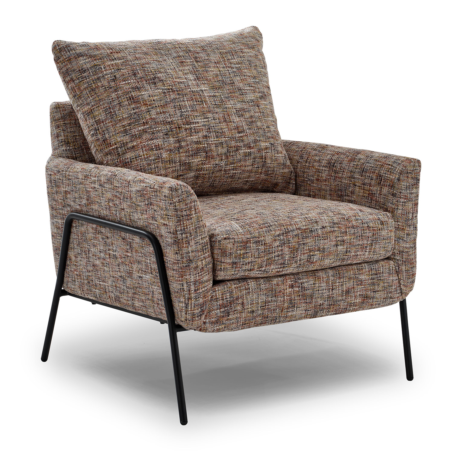 Morely - Modern Styled Chair - BLACK METAL - 1070BM 1070BM