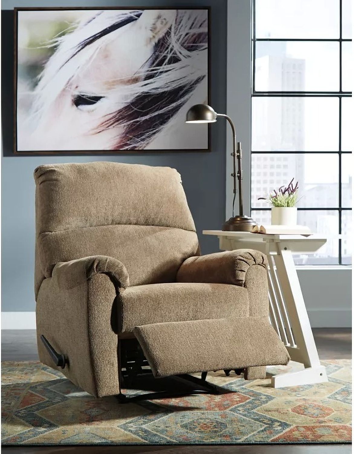 Nerviano Mocha Zero Wall Recliner 1080129