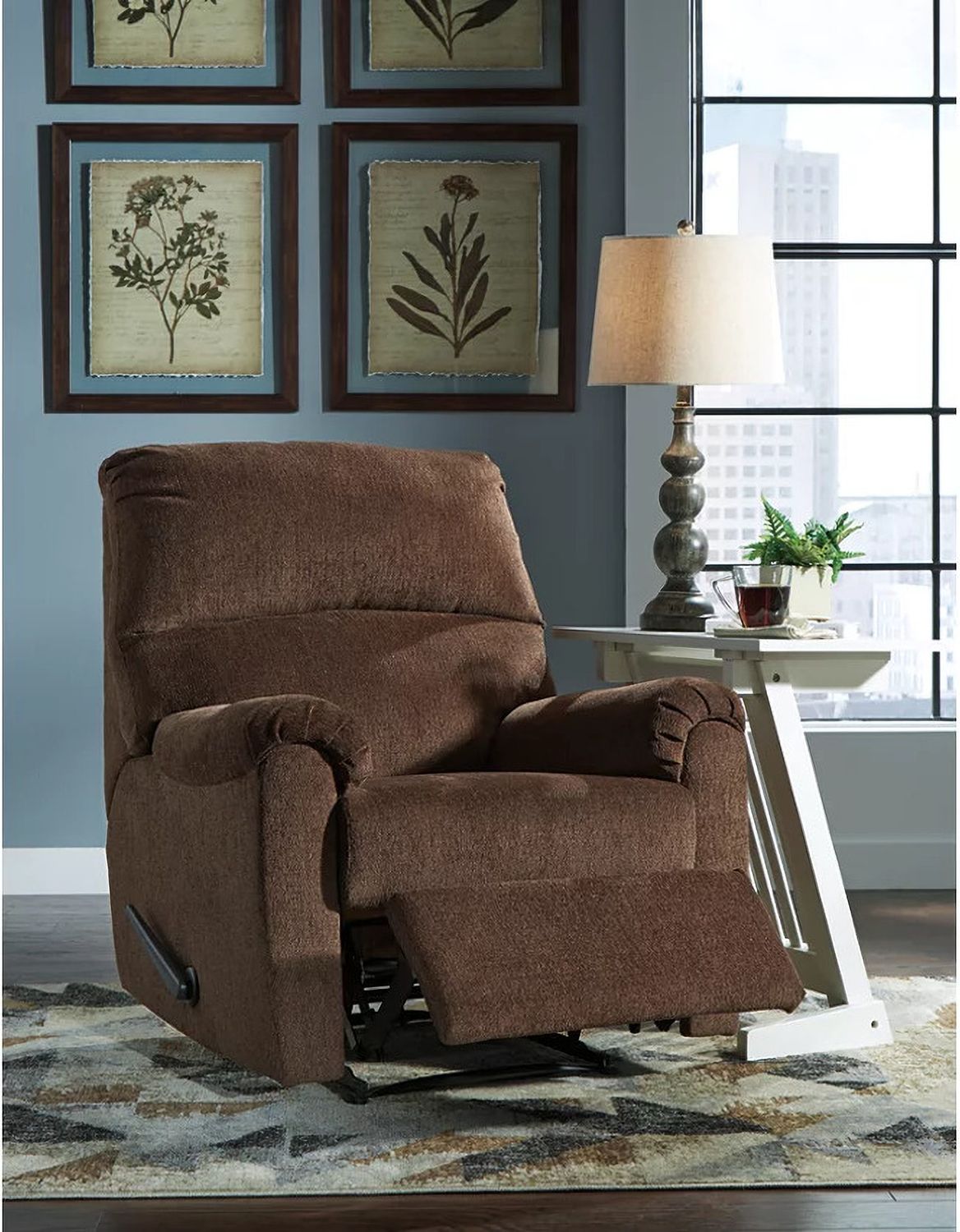 Nerviano Chocolate Zero Wall Recliner 1080229