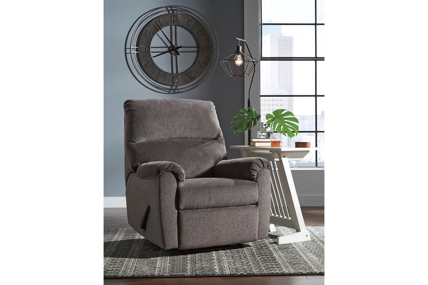 Nerviano Gray Zero Wall Recliner 1080329