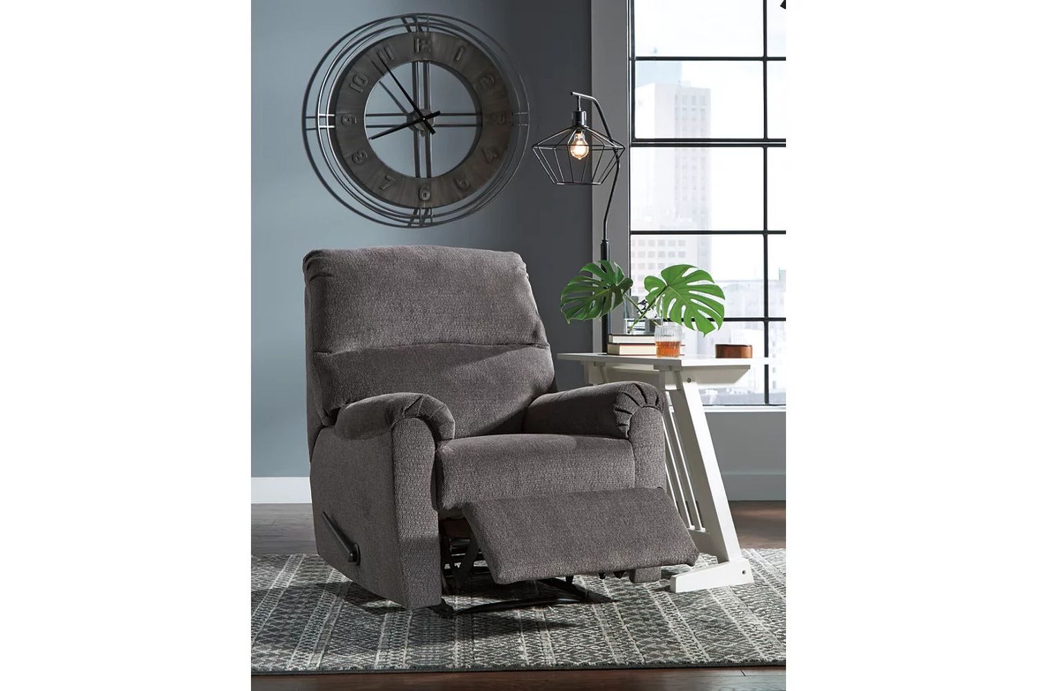 Nerviano Gray Zero Wall Recliner 1080329