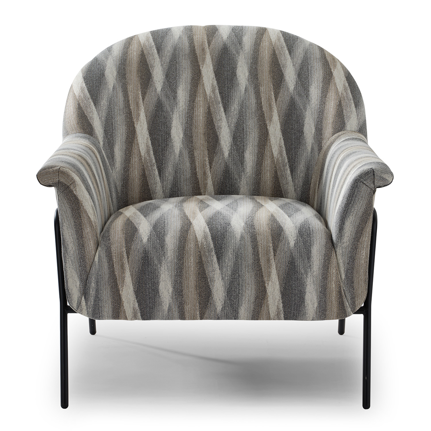 Torrey - Modern Accent Chair With Metal Framed Legs - BLACK METAL - 1080BM 1080BM