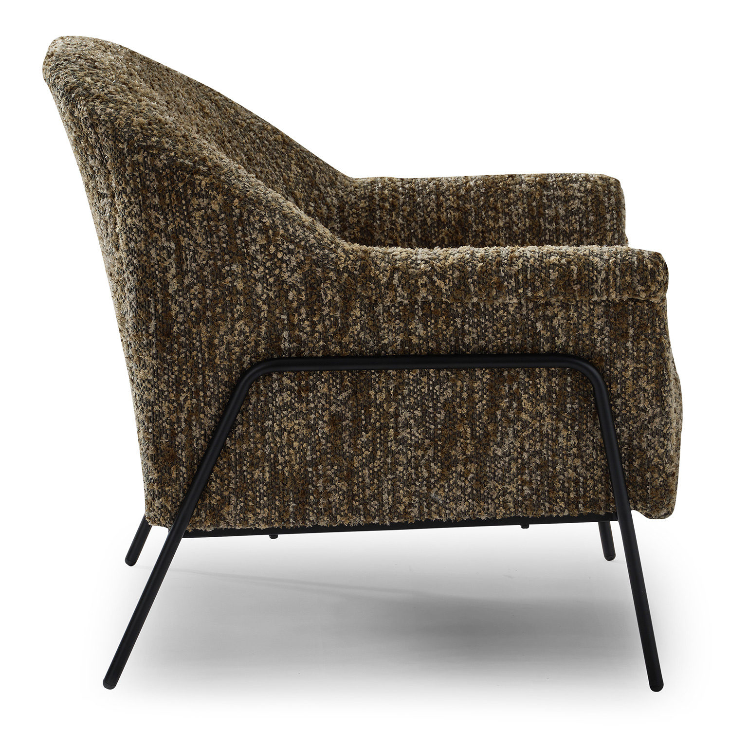 Torrey - Modern Accent Chair With Metal Framed Legs - BLACK METAL - 1080BM 1080BM