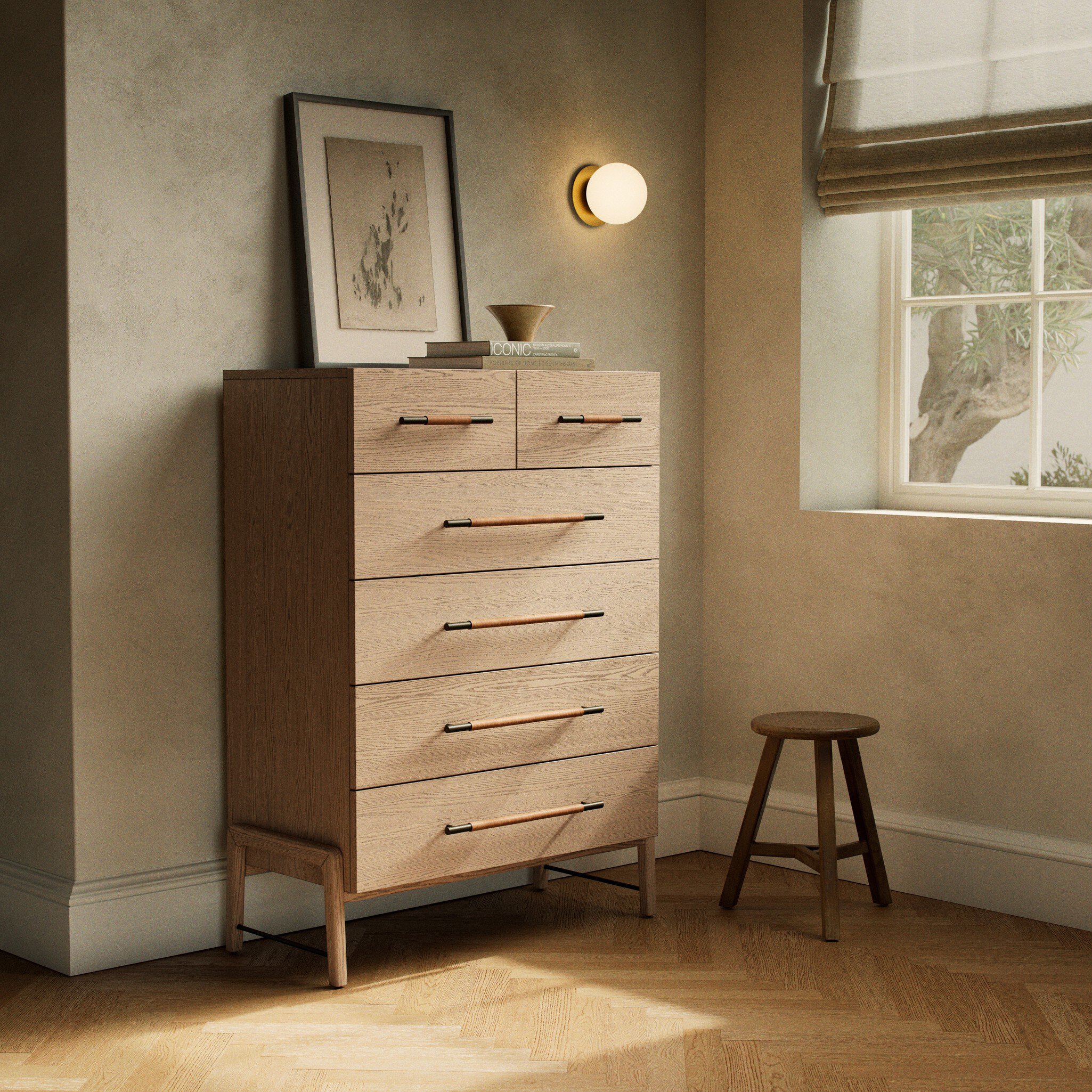 Rosedale 6 Drawer Tall Dresser - 108708-002 108708002