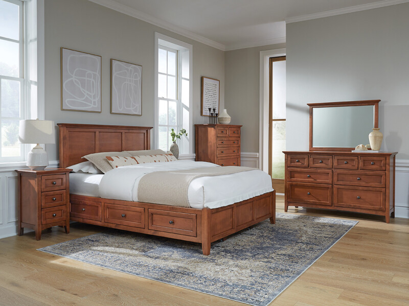 1100 Mckenzie Small 3-drawer Nightstand 1100GAC